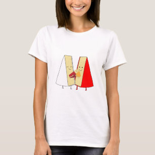 Liebhaber von Wein und Käse T-Shirt
