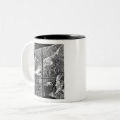 Liebhaber Zweifarbige Tasse (Vorderseite Links)