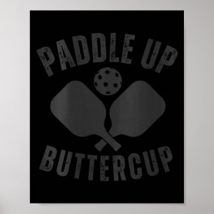 Liebhaberin von Womens-Pickle-Ball, lustiger Schlä Poster