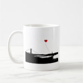 Liebhabers Golden gate bridges San Francisco Kaffeetasse (Links)