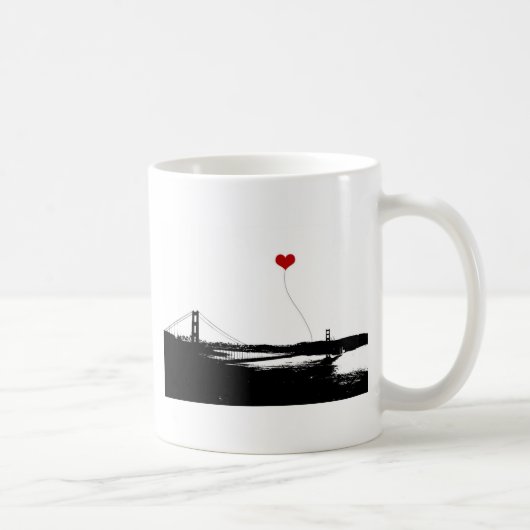 Liebhabers Golden gate bridges San Francisco Kaffeetasse (Rechts)