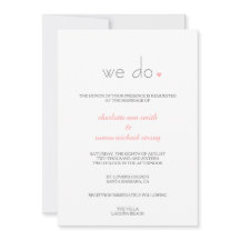 {Liebhabers} Moderne Hochzeitseinladung
