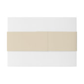 Lieblich Beige und Brown Einladungsbanderole (Rückseitenbeispiel)