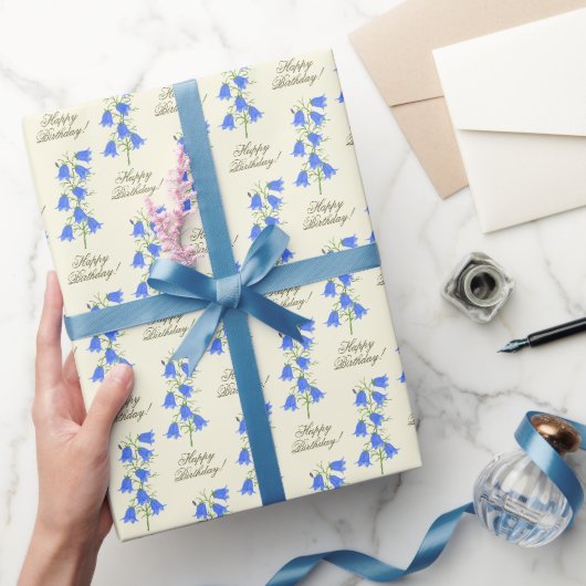 Lieblich Bluebells Birthday Geschenkpapier (Schenken)