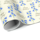 Lieblich Bluebells Birthday Geschenkpapier (Rolleneckpunkt)