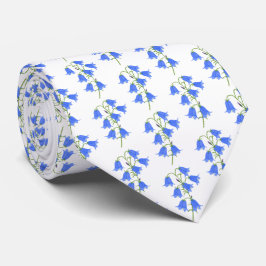 Lieblich Bluebells White Necktie Krawatte