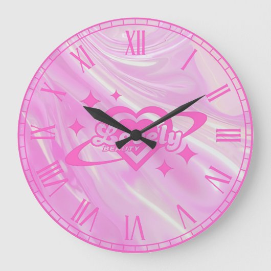 Lieblich Große Wanduhr (Vorderseite)