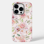 Lieblich hellrosa Rose Muster Case-Mate iPhone c Case-Mate iPhone Hülle (Rückseite)