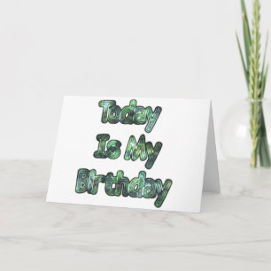 Lieblich Heute ist mein Geburtstag Hakuna Matata.p Karte