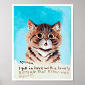 Lieblich Kitten, Louis Wain Poster (Vorne)