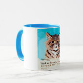 Lieblich Kitten, Louis Wain Tasse (Vorderseite Links)