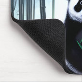 Lieblich, kuddelig Panda Bärenkuppe Mousepad (Ecke)
