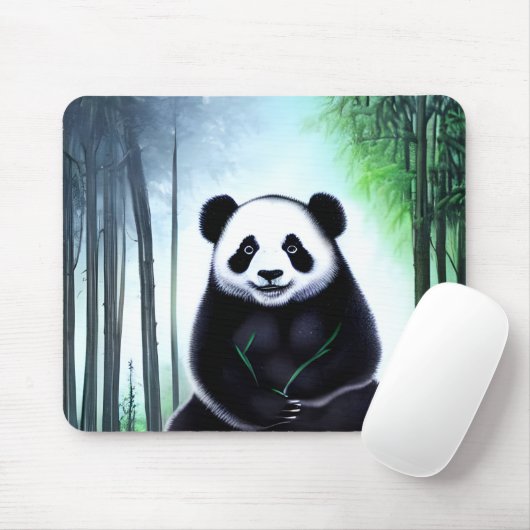 Lieblich, kuddelig Panda Bärenkuppe Mousepad (Mit Mouse)