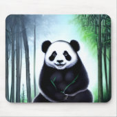Lieblich, kuddelig Panda Bärenkuppe Mousepad (Vorne)