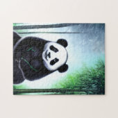 Lieblich, kuddelig Panda Bärenkuppe Puzzle (Horizontal)