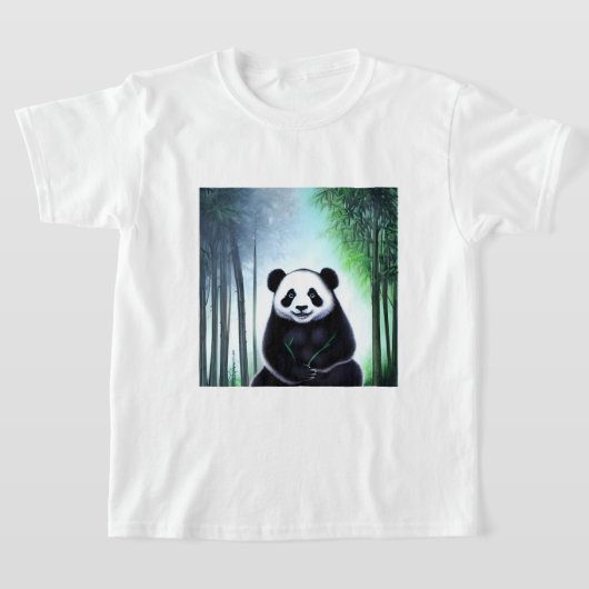 Lieblich, kuddelig Panda Bärenkuppe T-Shirt (Ablage )
