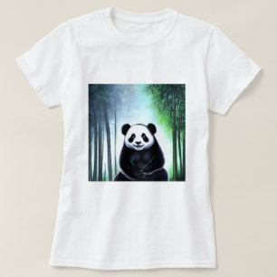 Lieblich, kuddelig Panda Bärenkuppe T-Shirt