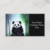 Lieblich, kuddelig Panda Bärenkuppe Visitenkarte (Vorderseite)