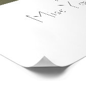 Lieblich Miss You Poster! Poster (Ecke)