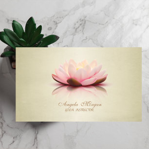 Lieblich Moderne Elegante Schicke Lotusblume Visitenkarte