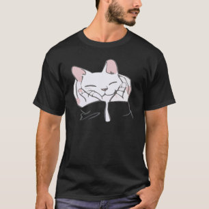 Lieblich Niedliche Katze zum Streicheln für Katzen T-Shirt