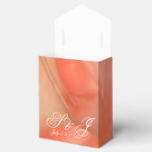 Lieblich pfirsichfarben geschenkschachtel (Geöffnet)