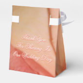 Lieblich pfirsichfarben geschenkschachtel (Rückseite)