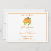 Lieblich Pumpkin Save The Date (Vorderseite)