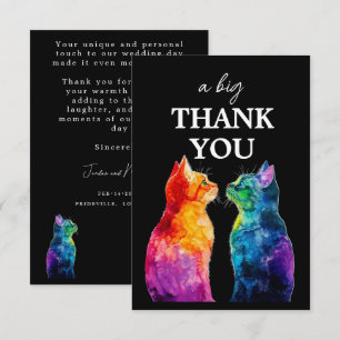Lieblich 🌈 Purrfectly Yours: Purrfekt Dankeskarte