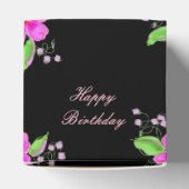 Lieblich rosa Flower Paper Heart Fevor Box Geschenkschachtel (Oben)