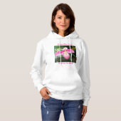Lieblich rosa Orchid Hoodie (Vorne ganz)