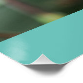 Lieblich rosa Orchid Poster (Ecke)