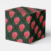 Lieblich rosa Rose Geschenkschachtel (Rückseite)