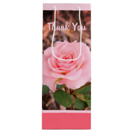 Lieblich rosa Rose Geschenktüte Für Weinflaschen