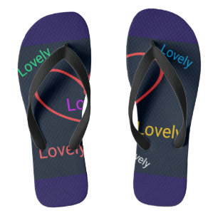 Lieblich; schönes Paar Flip Flops Badesandalen