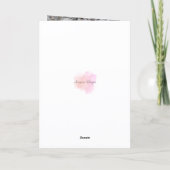 Lieblich & spirituell, Beauty im Ozean, Valentinst Karte (Rückseite)