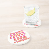 Lieblich wollte ich nur zu trinken Kaffee Rette Le Getränkeuntersetzer (Seite)