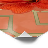 Liebliche Amaryllis-Blume Poster (Ecke)