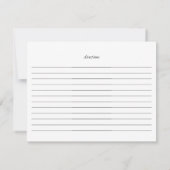 Liebliche Anemones Rezept Card (Rückseite)