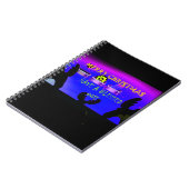 Liebliche Aurora haben einen gesegneten ein frohes Notizblock (Linke Seite)