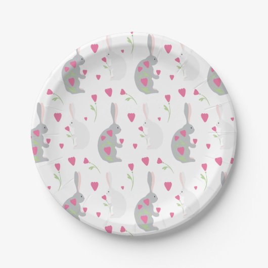 Liebliche Bärenchen. Pappteller (Vorderseite)