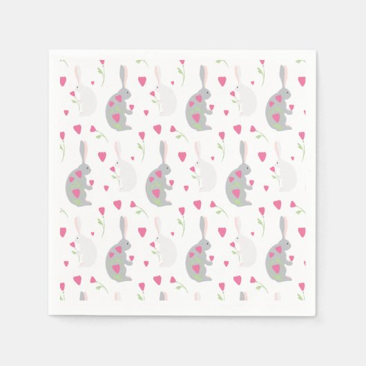 Liebliche Bärenchen. Serviette (Vorderseite)