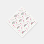 Liebliche Bärenchen. Serviette (Ecke)