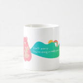 Liebliche Bärenfamilie Kaffeetasse (Mittel)