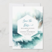 Liebliche benutzerdefinierte Hochzeit Save The Date (Vorderseite)