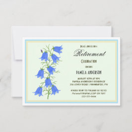 Liebliche Bluebells Pensionskarte Einladung
