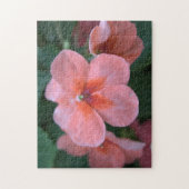 Liebliche Blume in Rosa Garten. Foto Puzzle (Vertikal)