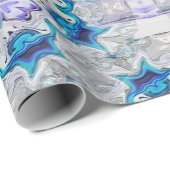 Liebliche Blüten.... Schleifpapier Geschenkpapier (Rolleneckpunkt)