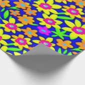 Liebliche bunte Blume Umschlagpapier Geschenkpapier (Ecke)