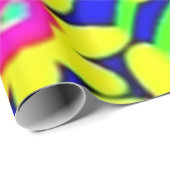 Liebliche bunte Blume Umschlagpapier Geschenkpapier (Rolleneckpunkt)